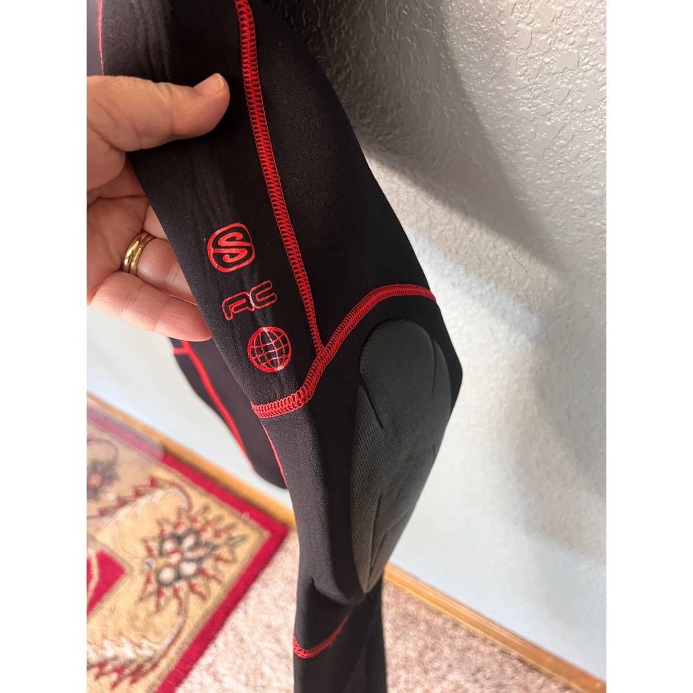 Rip Curl Classic Elastomax 3:2 Wetsuit Womens Medium Black Red Full Suit - Picture 7 of 15